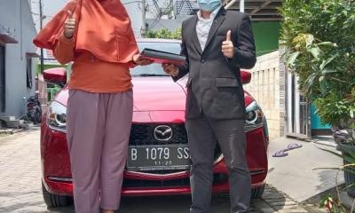 Terimakasih sudah membeli Mazda melalui Tri Mazda
